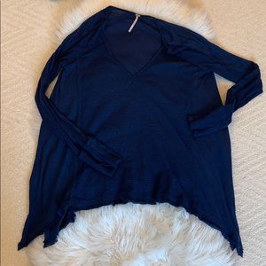 FREE PEOPLE oversized thermal long sleeve size S